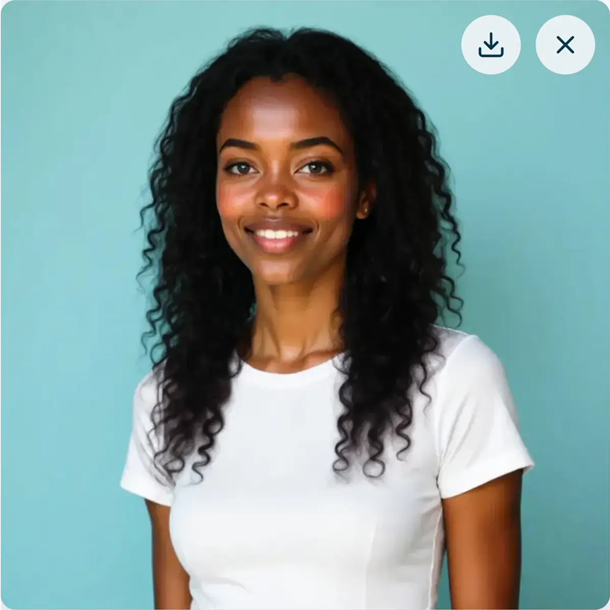 AI transformed photo example