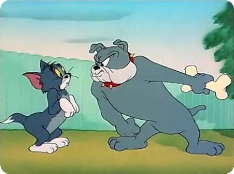 Tom and Jerry cartoon frame