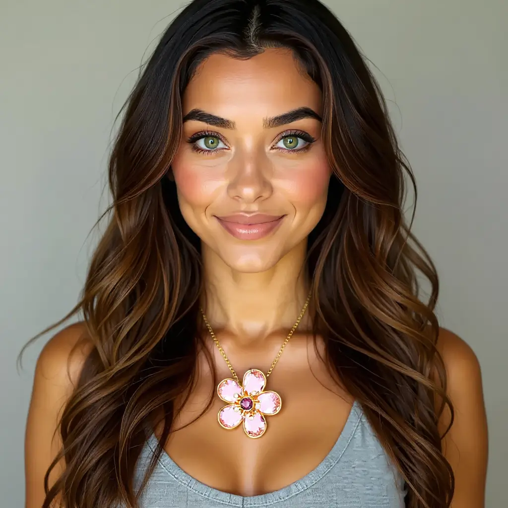 Final combined result with necklace