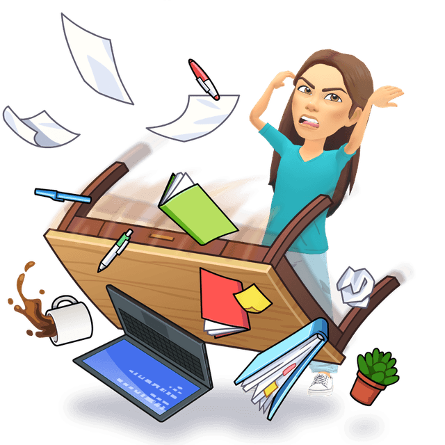 Frustrated emoji illustration