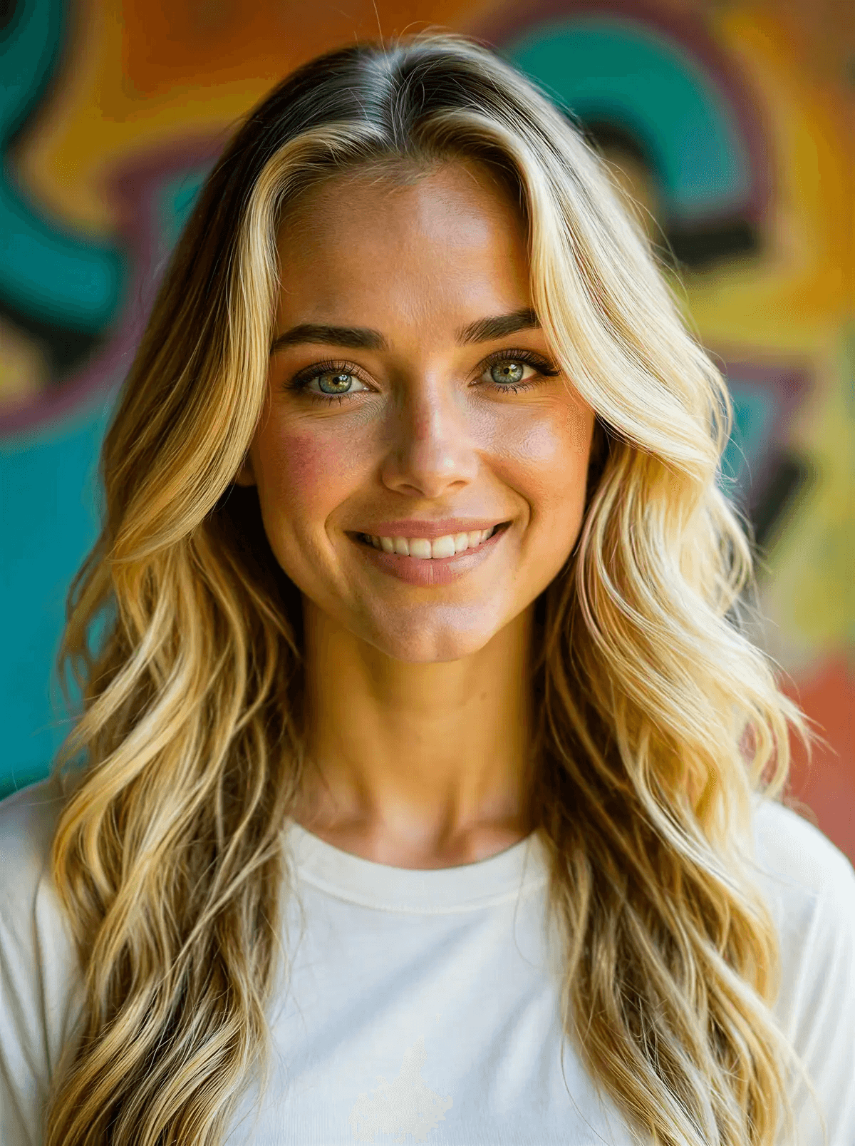 Close-up shot edited from base photo - same face and features for realistic AI talking video