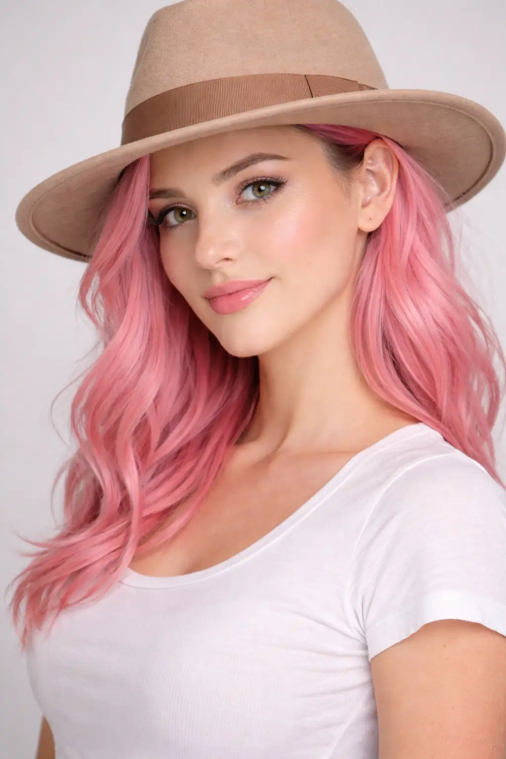 AI influencer wearing hat - similar pose shows ChatGPT consistency limitations