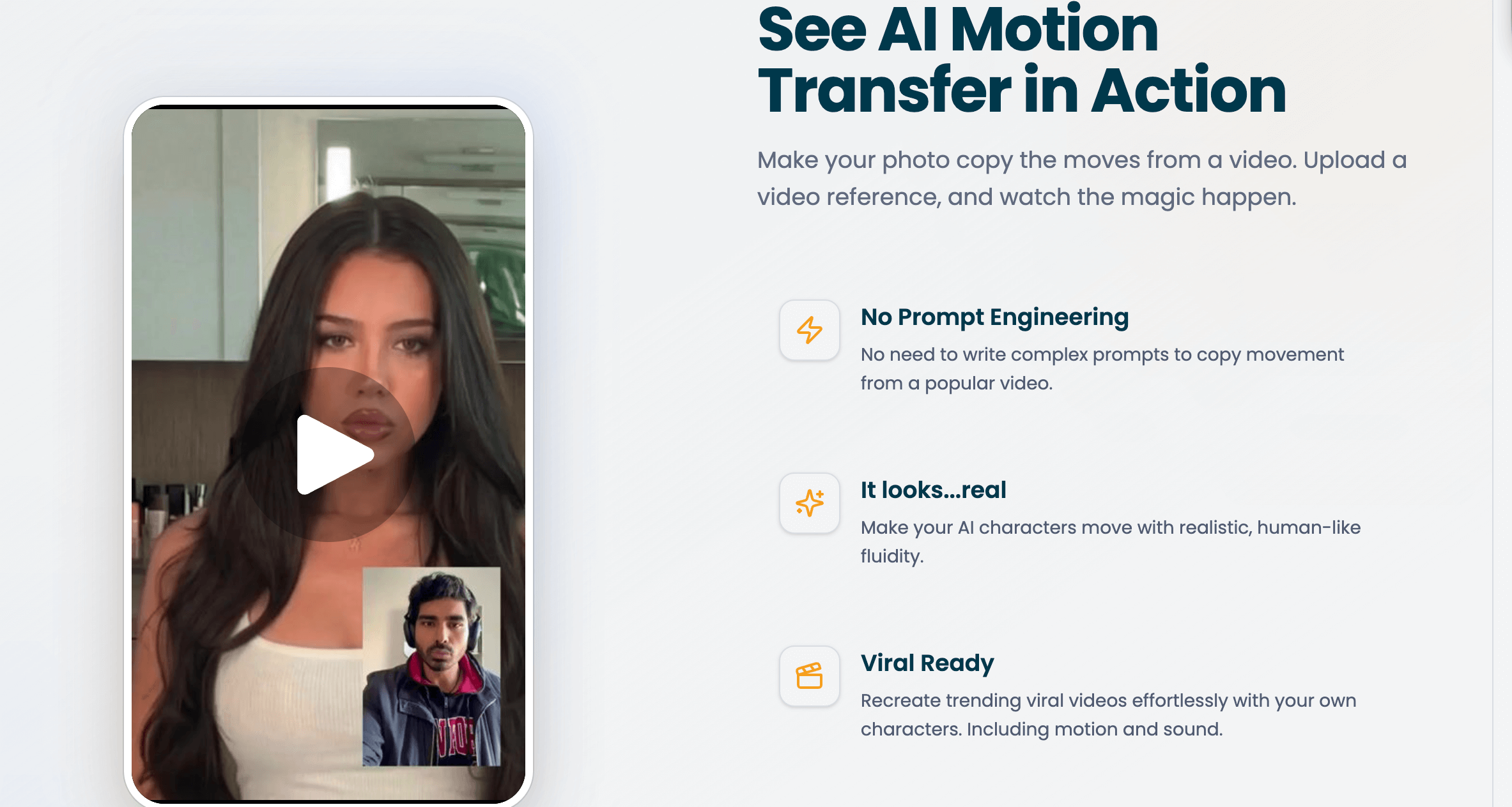 AI Motion Transfer - Animate Photos with Video Reference logo