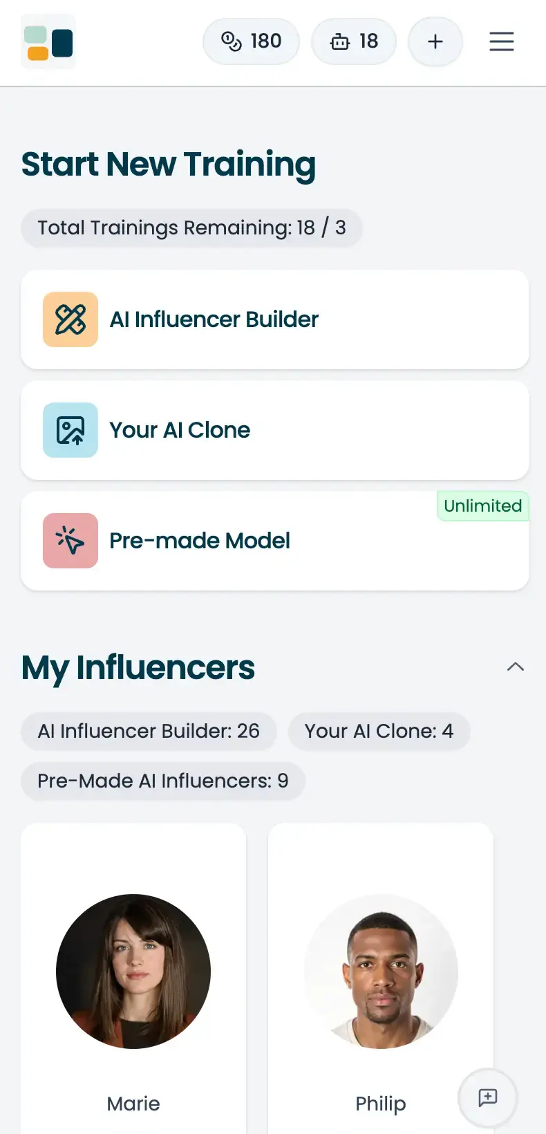 Reference element image used to ground an AI influencer video prompt
